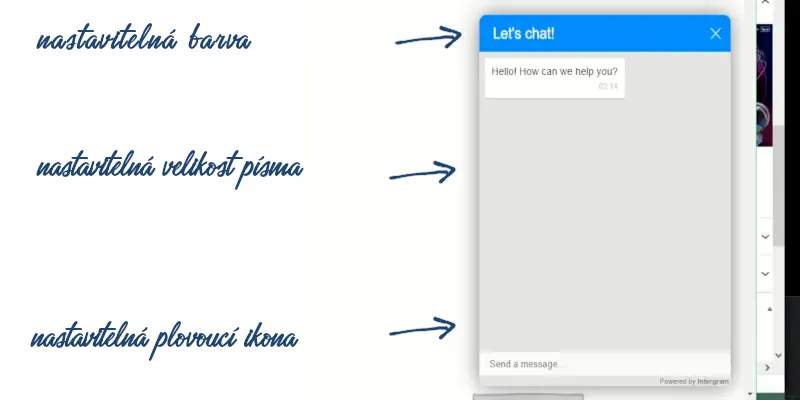 Telegram web chat widget